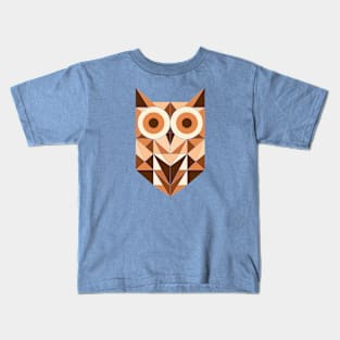 Geometric Owl Kids T-Shirt